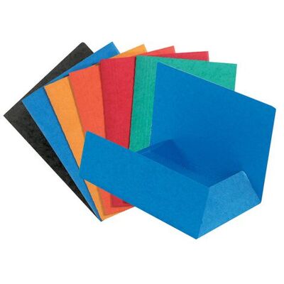 Mapp EXACOMPTA 3-klaff 400g A4 sort Mapp EXACOMPTA 3-klaff 400g A4 sort