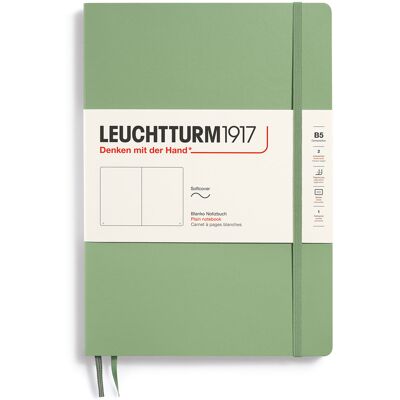 Leuchtturm Anteckningsbok B5 soft blank Sage Leuchtturm Anteckningsbok B5 soft blank Sage
