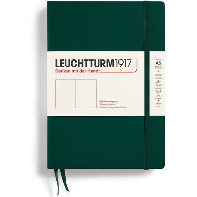 Leuchtturm Anteckningsbok A5 h blank Forest green Leuchtturm Anteckningsbok A5 h blank Forest green