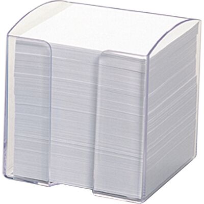 Office Dep Blockkub 10x10x10cm transparent Office Dep Blockkub 10x10x10cm transparent
