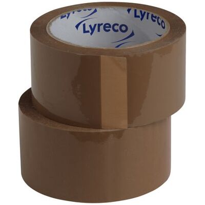 Packtejp LYRECO PP 50mmx100m brun 6/fp Packtejp LYRECO PP 50mmx100m brun 6/fp