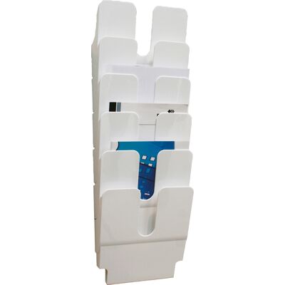 Durable FLEXIPLUS 6 A4 stående vit Durable FLEXIPLUS 6 A4 stående vit