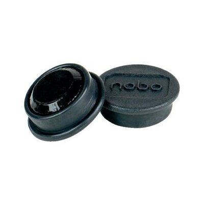 Magnet NOBO svart 24mm 10/fp Magnet NOBO svart 24mm 10/fp