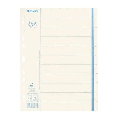 Pappregister JOPA A4 10 flik otr. Pappregister JOPA A4 10 flik otr.