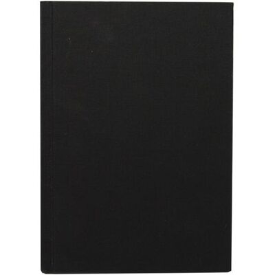 Ant.bok BURDE A4 Linnetextil olinj svart Ant.bok BURDE A4 Linnetextil olinj svart