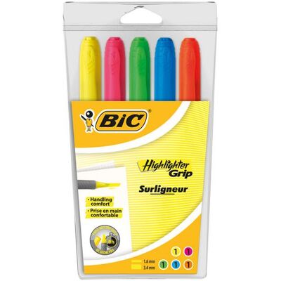 Överstrykningspenna BIC Grip 5/fp Överstrykningspenna BIC Grip 5/fp