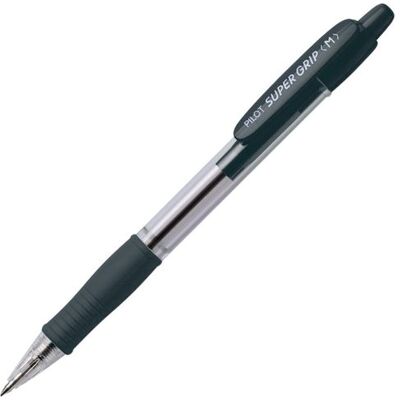 Kulpenna PILOT Super Grip med 1,0 svart Kulpenna PILOT Super Grip med 1,0 svart