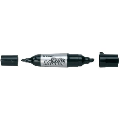 Pilot Begreen Märkpenna PILOT Twin Marker jumbo svart Pilot Begreen Märkpenna PILOT Twin Marker jumbo svart