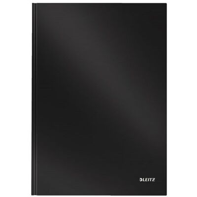 Ant.bok LEITZ Solid A4 H linj 80bl svart Ant.bok LEITZ Solid A4 H linj 80bl svart