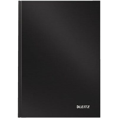 Ant.bok LEITZ Solid A5 H linj 80bl svart Ant.bok LEITZ Solid A5 H linj 80bl svart
