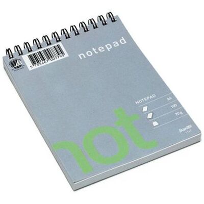 Bantex Spiralblock A6 100 blad olinjerat Bantex Spiralblock A6 100 blad olinjerat
