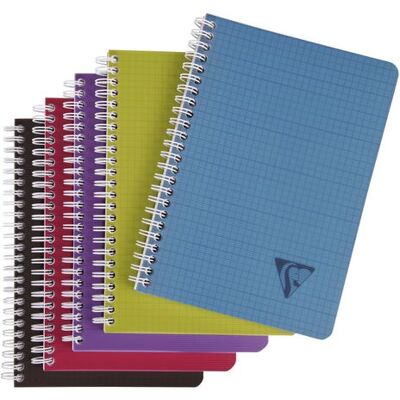 Clairefontaine Anteckningsblock LINICOLOR A5 linj sort Clairefontaine Anteckningsblock LINICOLOR A5 linj sort