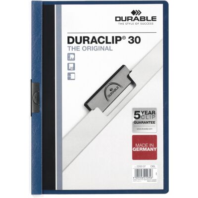Durable Klämmapp Duraclip 2200 A4 blå Durable Klämmapp Duraclip 2200 A4 blå