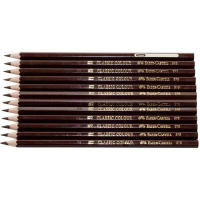 Faber Castell Färgpenna FABER-CASTELL brun 12/fp Faber Castell Färgpenna FABER-CASTELL brun 12/fp