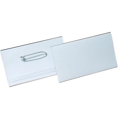 Namnskylt DURABLE med nål 75x40mm 100/fp Namnskylt DURABLE med nål 75x40mm 100/fp