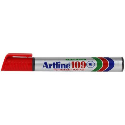 Märkpenna ARTLINE 109 sned 2-4mm röd Märkpenna ARTLINE 109 sned 2-4mm röd