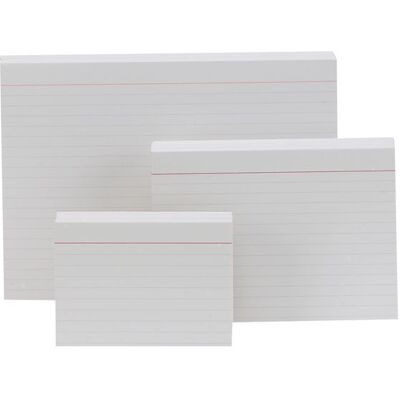 Skrivkort ESSELTE A6L linjerat 100/fp Skrivkort ESSELTE A6L linjerat 100/fp