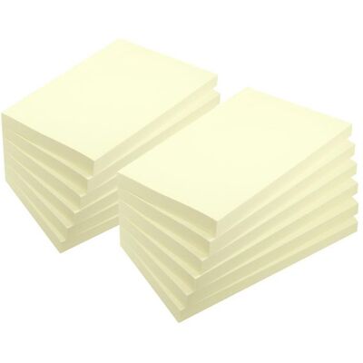Notes LYRECO recycled 76x127mm gul 12/fp Notes LYRECO recycled 76x127mm gul 12/fp
