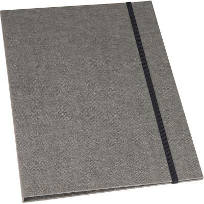 Mapp Bigso Paulina A4 canvas grå Mapp Bigso Paulina A4 canvas grå