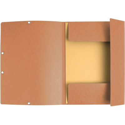 Exacompta Snoddmapp A4 3-klaff brun Exacompta Snoddmapp A4 3-klaff brun