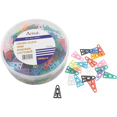 Actual Gem plast 25mm sorterade färger 500/fp Actual Gem plast 25mm sorterade färger 500/fp