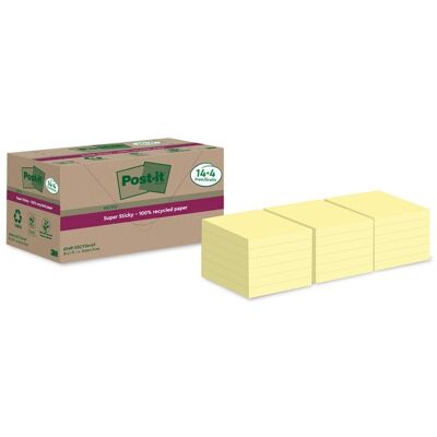 Notes POST-IT SS 76x76mm rec gul 18/fp Notes POST-IT SS 76x76mm rec gul 18/fp