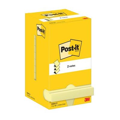 Notes POST-IT Z-block 76x76mm gul Notes POST-IT Z-block 76x76mm gul