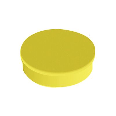 Niceday Magnet rund 30 mm gul 10 st/fp Niceday Magnet rund 30 mm gul 10 st/fp