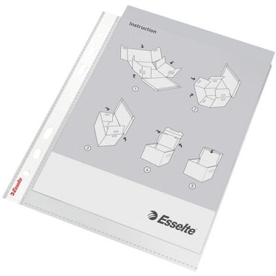 Plastficka ESSELTE A5 prägl.0,08mm100/fp Plastficka ESSELTE A5 prägl.0,08mm100/fp