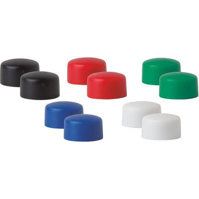 Niceday Magnet rund 10 mm sorterade färger 10 st/fp Niceday Magnet rund 10 mm sorterade färger 10 st/fp