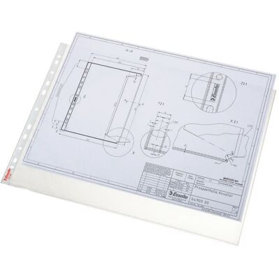 Plastficka ESSELTE A3L prägl 0,08mm50/fp Plastficka ESSELTE A3L prägl 0,08mm50/fp