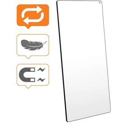 Nobo Mobil Whiteboard Move & Meet Svart Nobo Mobil Whiteboard Move & Meet Svart