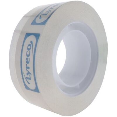 Kontorstejp LYRECO 33mx19mm crystal 8/fp Kontorstejp LYRECO 33mx19mm crystal 8/fp