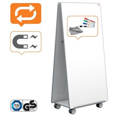 Nobo Mobil Whiteboard - Move & Meet bassystem grå Nobo Mobil Whiteboard - Move & Meet bassystem grå