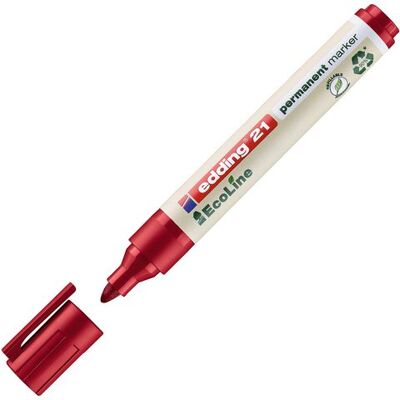 Märkpenna EDDING Ecoline 21 röd Märkpenna EDDING Ecoline 21 röd