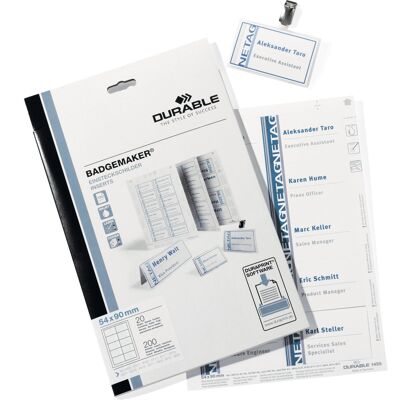 Durable Instick 90 x 54 mm 200 st/fp Durable Instick 90 x 54 mm 200 st/fp