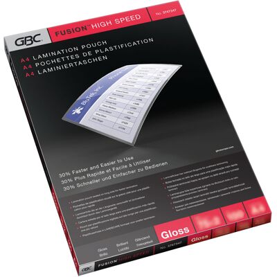 GBC Lamineringsfickor A4 High Speed 75 mikron 100 st/fp GBC Lamineringsfickor A4 High Speed 75 mikron 100 st/fp