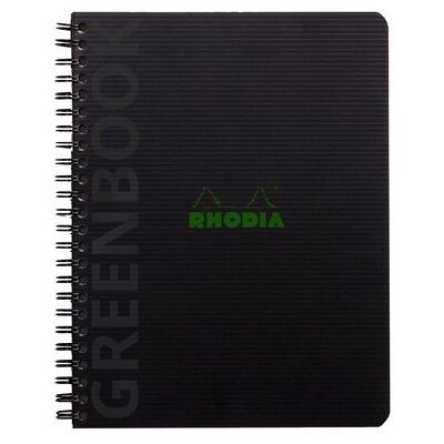 Rhodia Anteckningsblock GREENBOOK A5+ rut recy Rhodia Anteckningsblock GREENBOOK A5+ rut recy