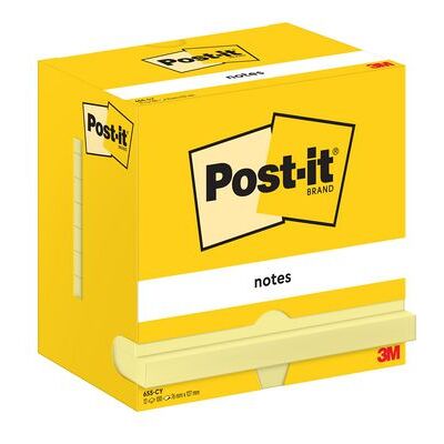 Notes POST-IT 76x127mm gul Notes POST-IT 76x127mm gul