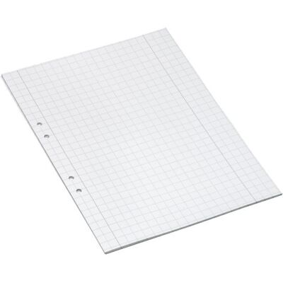 Bantex Lösblad A4 rutat 10x10mm hålat 500/fp Bantex Lösblad A4 rutat 10x10mm hålat 500/fp