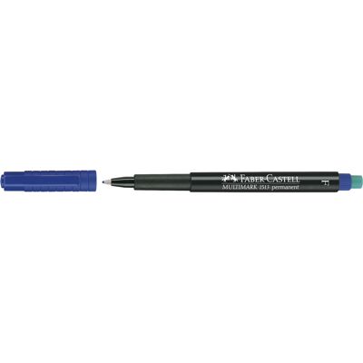 Märkpenna Faber Castell Fine permanent blå Märkpenna Faber Castell Fine permanent blå