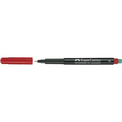 Märkpenna Faber Castell Fine permanent röd Märkpenna Faber Castell Fine permanent röd