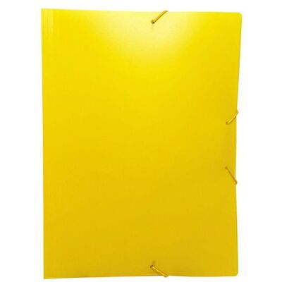 NO BRAND Gummibandsmapp u.kl. A4 plast gul NO BRAND Gummibandsmapp u.kl. A4 plast gul