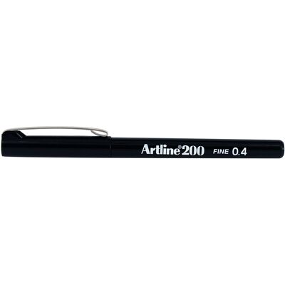 Fiberpenna Artline 200 svart Fiberpenna Artline 200 svart