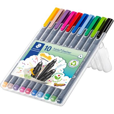 Fiberpenna Staedtler 0,3 10 st/fp Fiberpenna Staedtler 0,3 10 st/fp