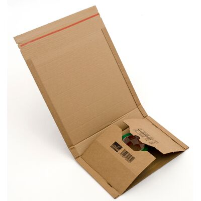 No Brand Wellomslag 302x215x80mm Brun.. No Brand Wellomslag 302x215x80mm Brun..