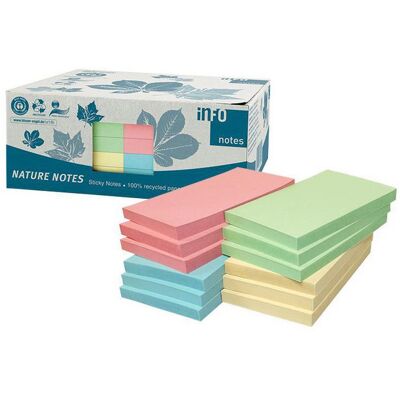 Notes INFO NOTES 75X125mm sort. 12/fp Notes INFO NOTES 75X125mm sort. 12/fp