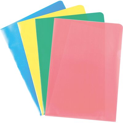 Petter Mapp A4 PP 0,12 sorterade färger -blå, röd, grön, gul 100/fp Petter Mapp A4 PP 0,12 sorterade färger -blå, röd, grön, gul 100/fp