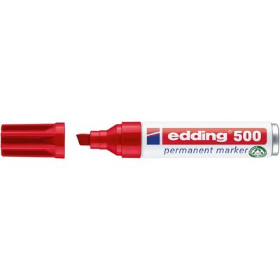 Märkpenna EDDING permanent 500 röd Märkpenna EDDING permanent 500 röd