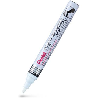 Märkpenna PENTEL Paint Marker rund vit Märkpenna PENTEL Paint Marker rund vit